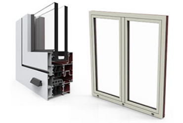 Ventanas de Aluminio abatibles serie nordic 70